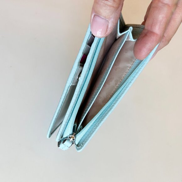 Radley Blue Leather Wallet - Picture 5 of 6